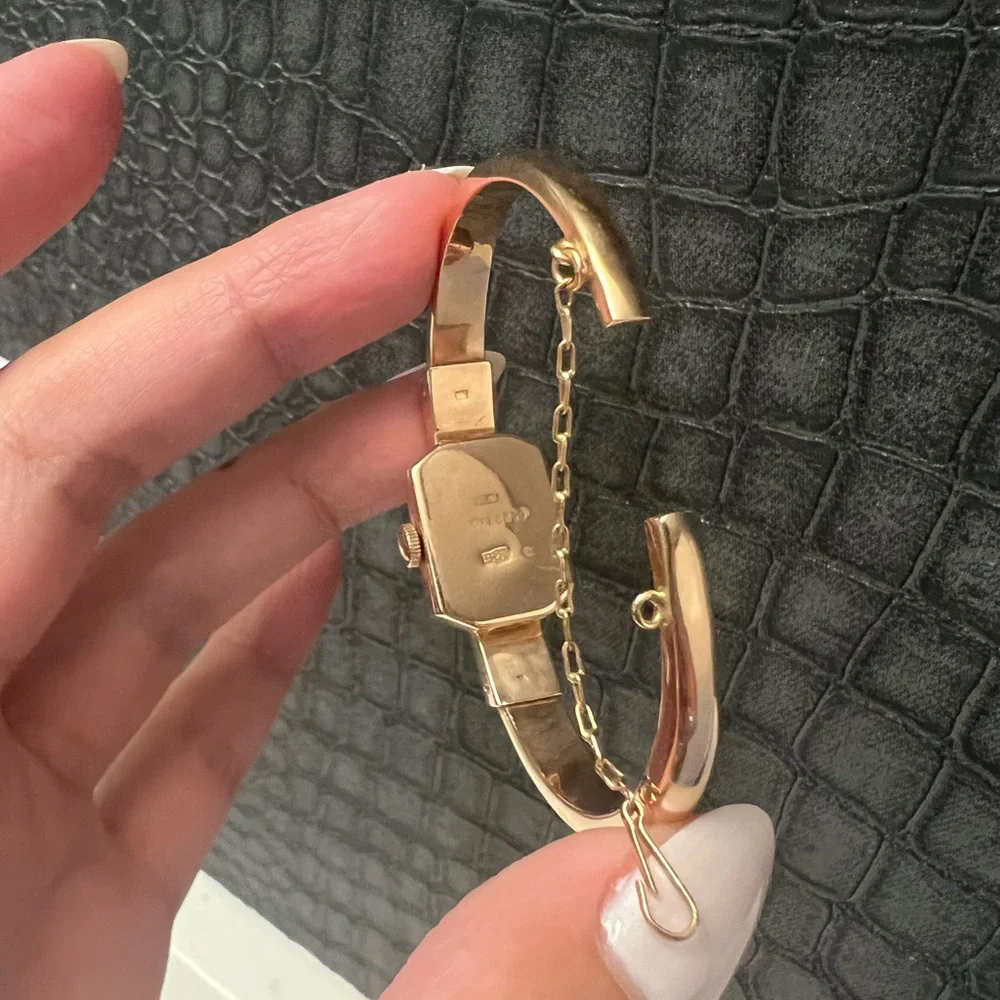 Vintage Rose Gold Women's Bangle Watch - Unbranded